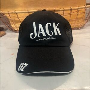 Jack Daniel’s Whiskey 07 Black Cap with White Embroidery